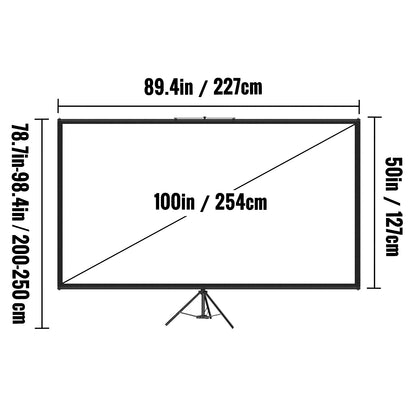 Ecran de 227CM (100 Pouces)