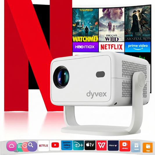 Projecteur DYVEX 4K V12 avec trépied intégré