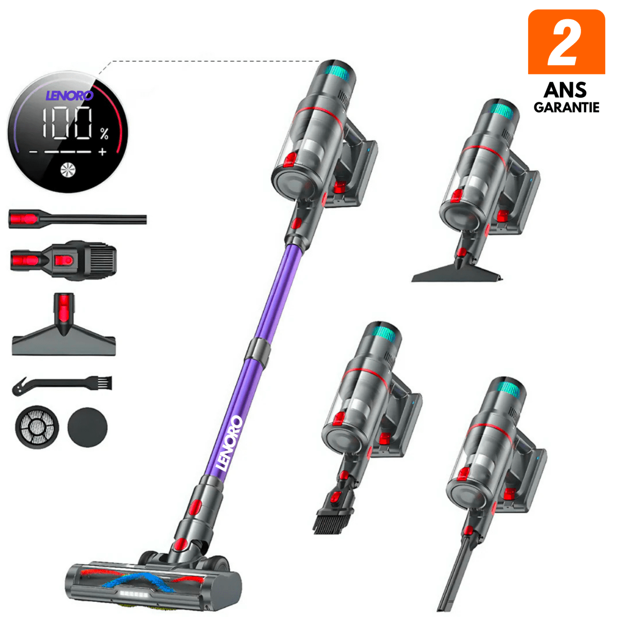 Aspirateur sans fil - LENORO V9 Pro - Lenoro FR