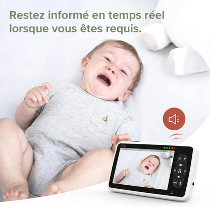 Babyphone Camera LENORO CX3 : HD 1080P, Bi-directionnel
