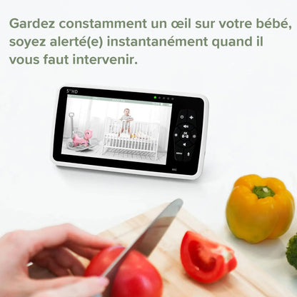 Babyphone Camera LENORO CX3 : HD 1080P, Bi-directionnel