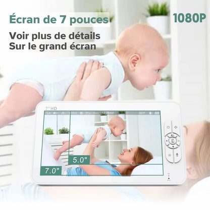 Babyphone Camera LENORO CX3 : HD 1080P, Bi-directionnel