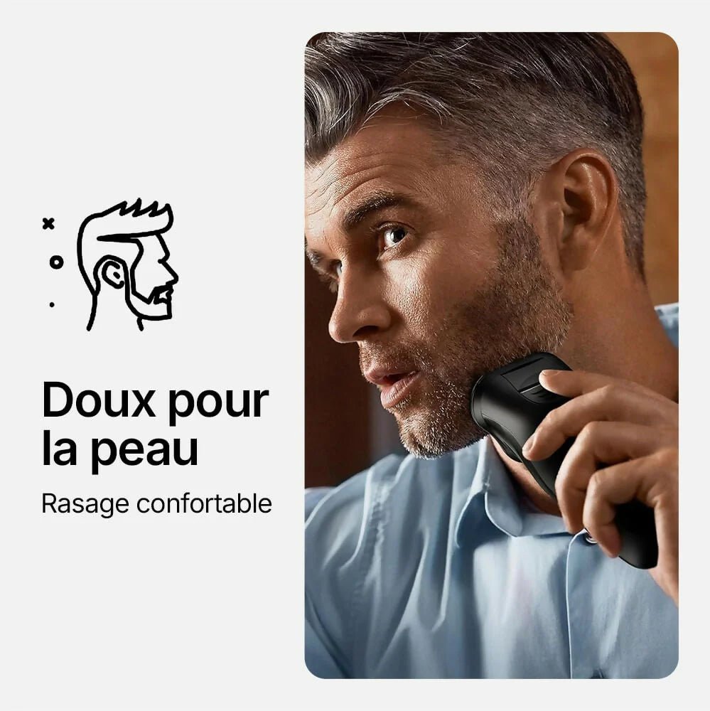 Rasoir électrique V1Pro – Lames 4D ultra - précises et tondeuse intégrée pour un rasage net et confortable - Lenoro FR