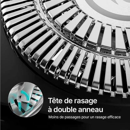 Rasoir électrique V1Pro – Lames 4D ultra - précises et tondeuse intégrée pour un rasage net et confortable - Lenoro FR